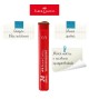 GRAFITE 0.5 mm HB Media FABER CASTELL 24 MINAS - 01 unidade